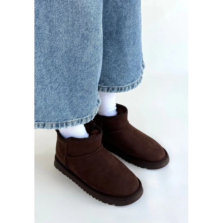 Elsa Kahverengi Süet Bot