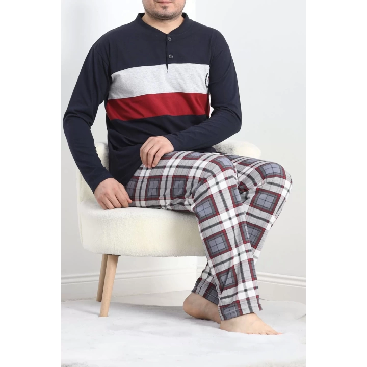 Erkek Pijama Takımı Lacibordo - 20830.1838.