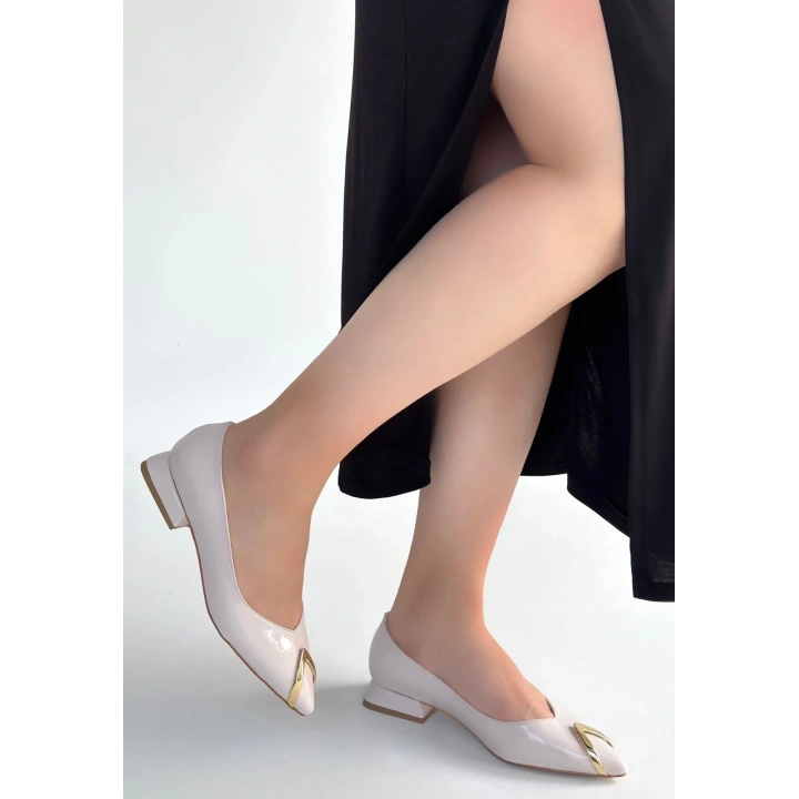 Goes Bej Rugan Babet Ayakkabı