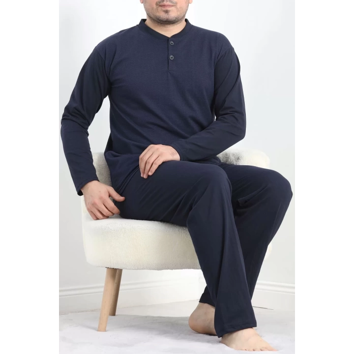 Jakarlı Erkek Pijama Takımı Laci - 40063.1838.