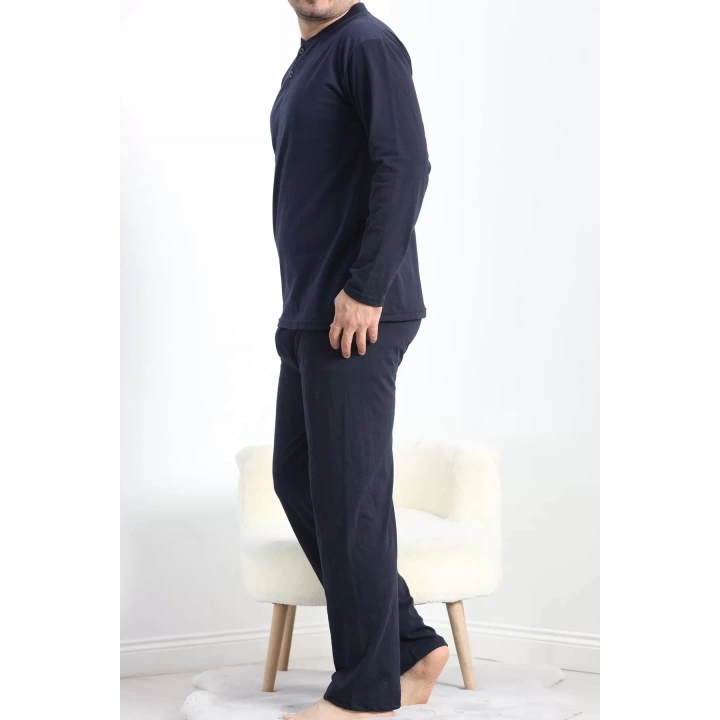 Jakarlı Erkek Pijama Takımı Laci - 40063.1838.