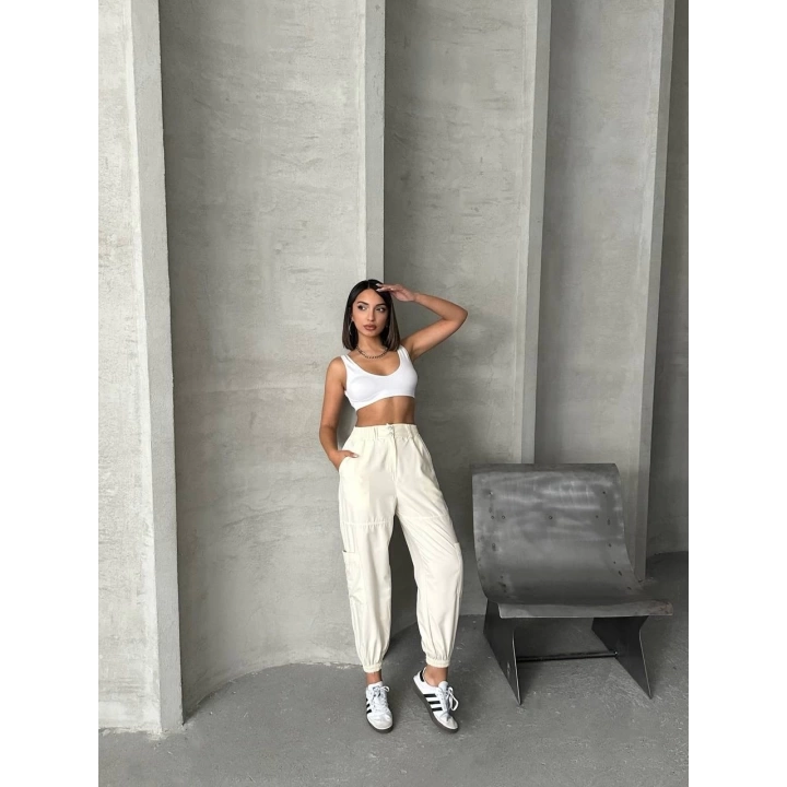 Jogger lastik paça pantolon