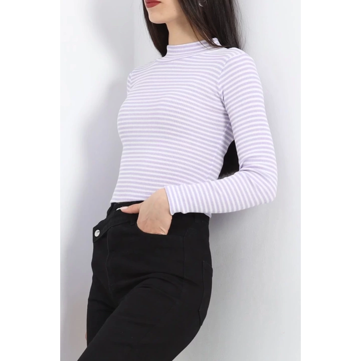 Kaşkorse Yarım Balıkçı Fitilli Basic Body Lila - 19342.1567.