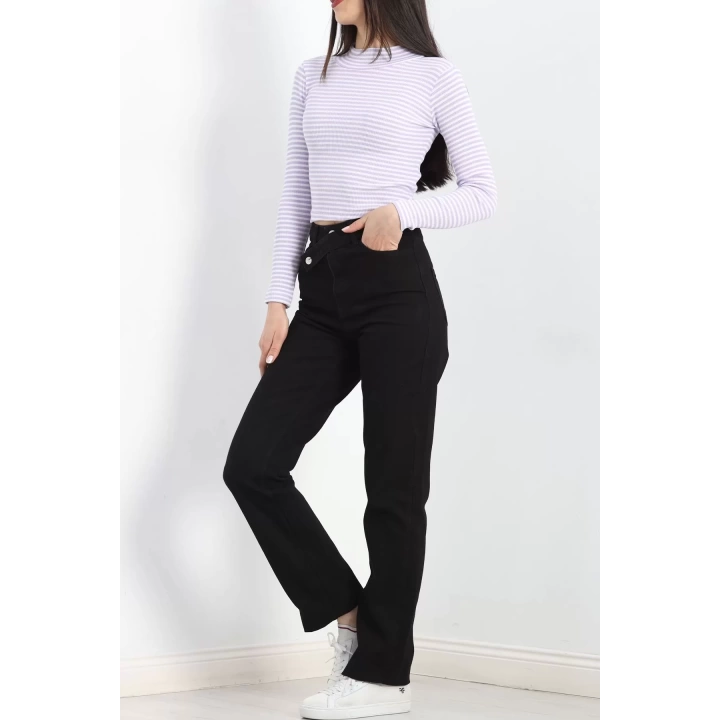 Kaşkorse Yarım Balıkçı Fitilli Basic Body Lila - 19342.1567.