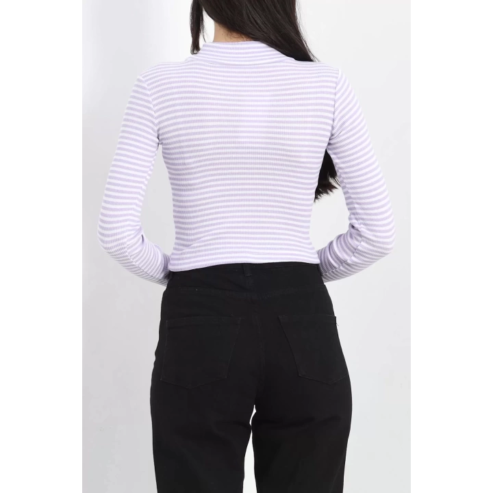 Kaşkorse Yarım Balıkçı Fitilli Basic Body Lila - 19342.1567.