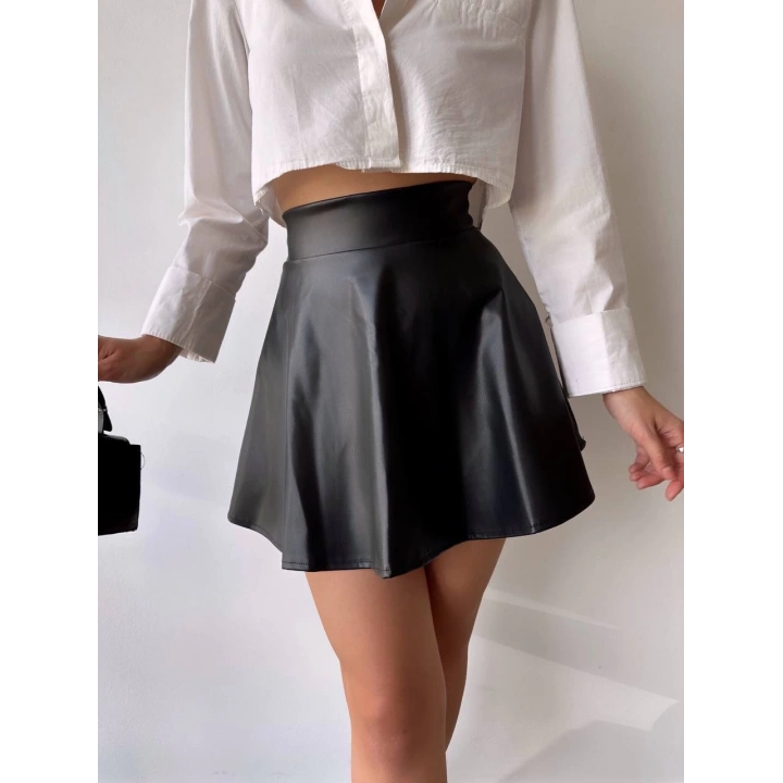 Kısa deri çan etek h26599