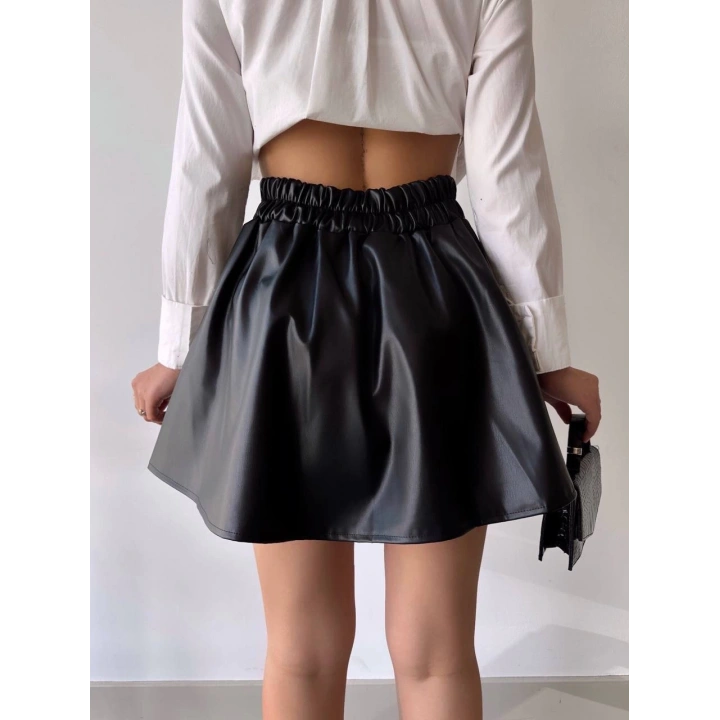 Kısa deri çan etek h26599