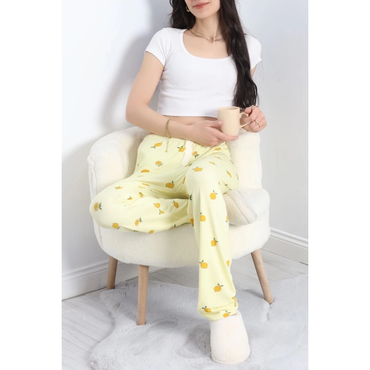 Milan Kumaş Pijama Altı Sarı - 20788.1287.