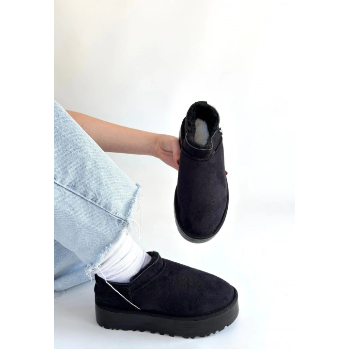 Mitay Siyah Süet Bot