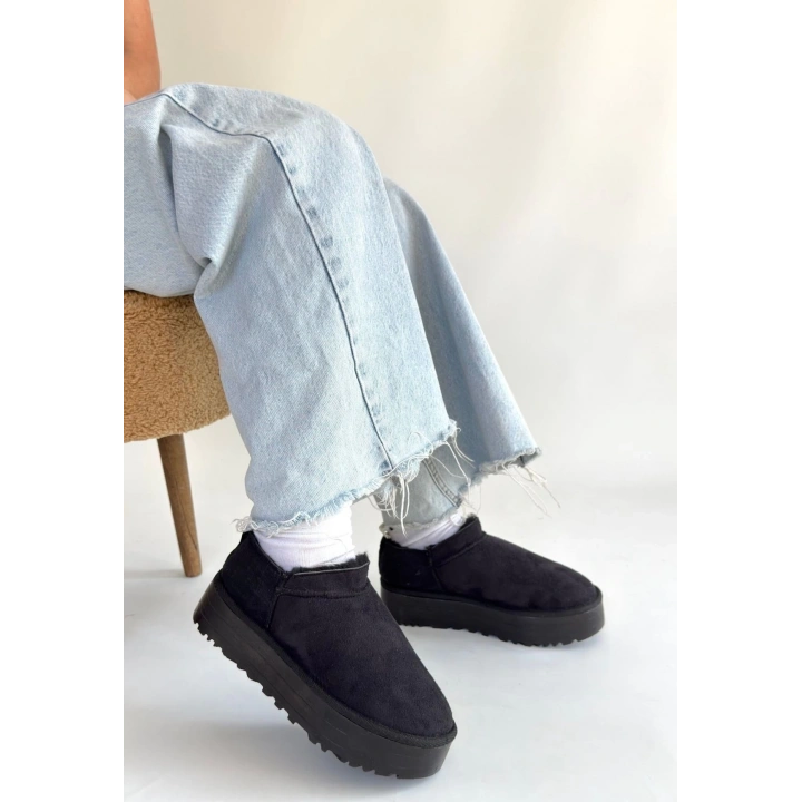 Mitay Siyah Süet Bot