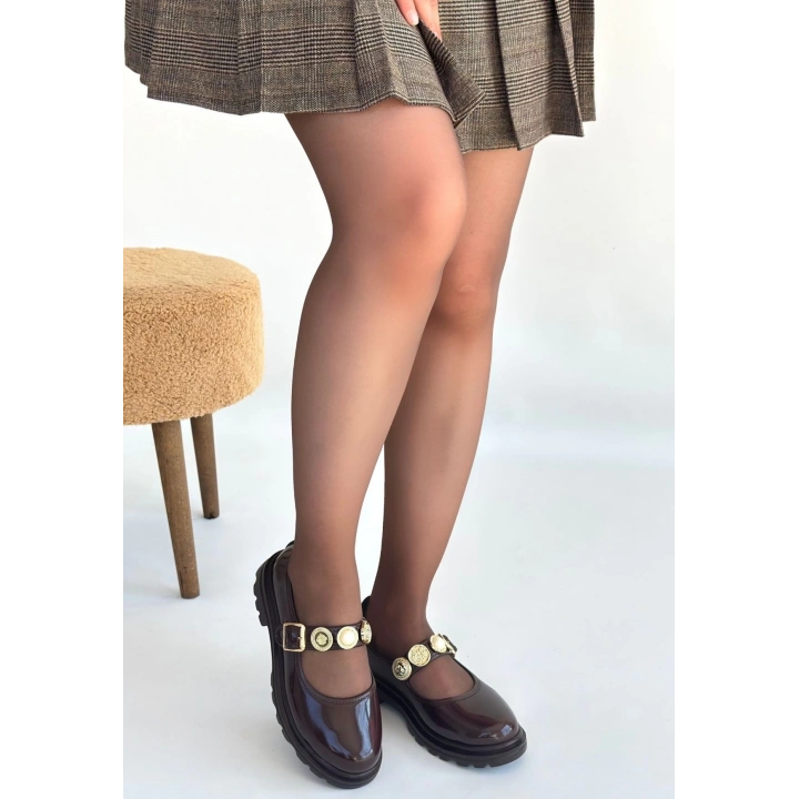 Okira Kahverengi Rugan Oxford Ayakkabı