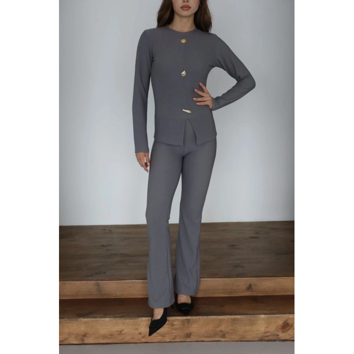 Ottoman alt üst takım gri pt510442