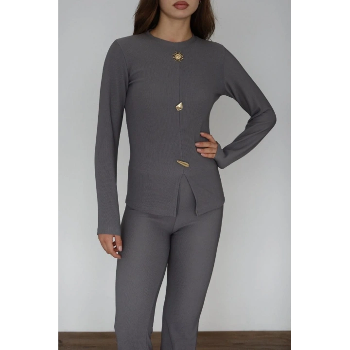 Ottoman alt üst takım gri pt510442