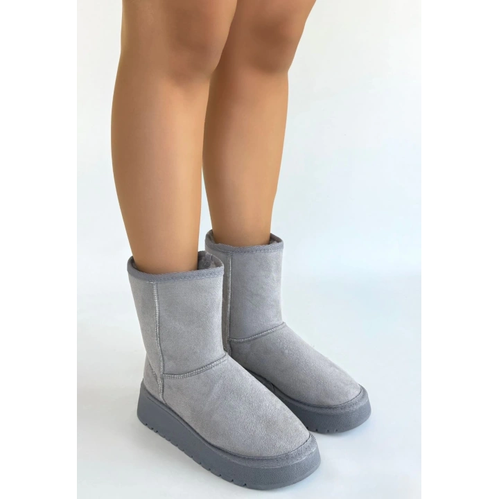 Sophia Gri Süet Bot