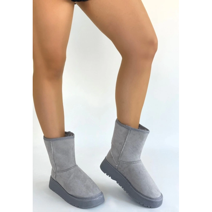 Sophia Gri Süet Bot