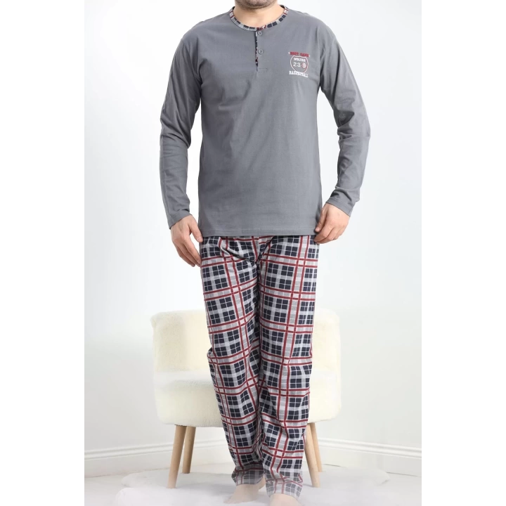 Sportif Erkek Pijama Takımı Boyalıanti - 40067.1838.