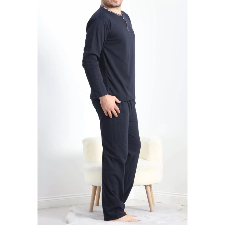 Sportif Erkek Pijama Takımı Siyah - 40067.1838.