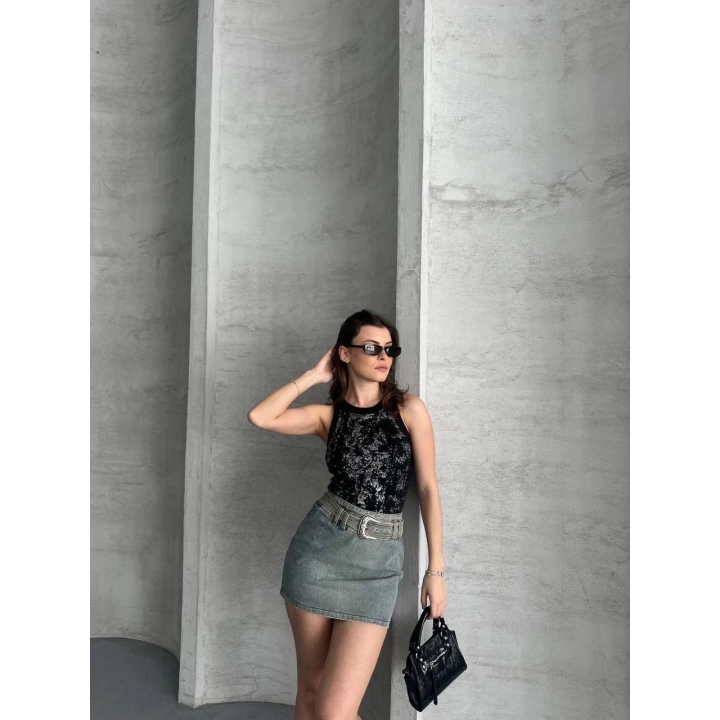 Varaklı bluz