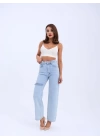 6491 DENİM WIDE LEG-AÇIK MAVİ