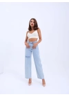 6491 DENİM WIDE LEG-AÇIK MAVİ