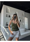 Ayarlanabilir Askılı Basic Body Haki - 131.75