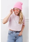 Baskılı Crop tişört