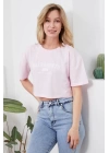 Baskılı Crop tişört
