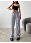Çımalı keten pantolon