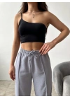 Çımalı keten pantolon