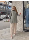 Çizgili tunik gömlek