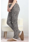 Desenli Süet Pijama Altı Leopar1 - 103.1287.