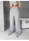 Essential yelek pantolon takım gri s255254
