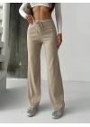 Fit comfort bej salaş pantolon A6011