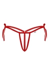 İpli Kadın Fantezi G-String Kırmızı - 66289