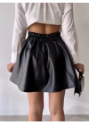 Kısa deri çan etek h26599