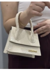 Luxe krem cilt çanta
