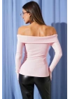 Madonna Çapraz Yaka Bluz Pembe t4331