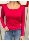 Micro Kare Yaka Body Fuşya - 211.504