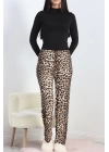 Milan Kumaş Pijama Altı Leopar - 20788.1287.