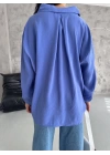 Modal oversize cepli gömlek