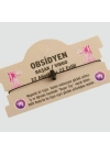 Obsidyen Doğal Taşlı Başak Burç Bileklik - DL0101