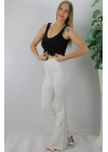 Örme Kolsuz Bayan Triko Siyah - 106469