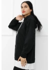 Parçalı Sweat Siyah - 411.0313