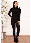 Prenses kol bluz siyah w3125