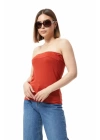 Straplez Bluz Tarçın - 0015.138