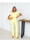 V aksesuarlı ottoman takım sarı s255850