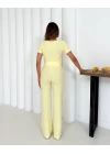 V aksesuarlı ottoman takım sarı s255850