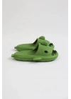 WG500 Köpekbalığı Haki Unisex Tam Ortopedik Terlik Shark Slides