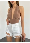 Yıkamalı Lazer Yırtıklı Mini Denim Şort