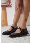 Yokox Siyah Rugan Oxford Ayakkabı